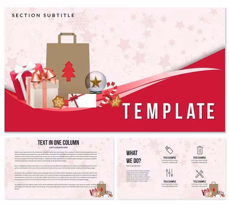 Great Christmas Holiday Keynote templates - Themes