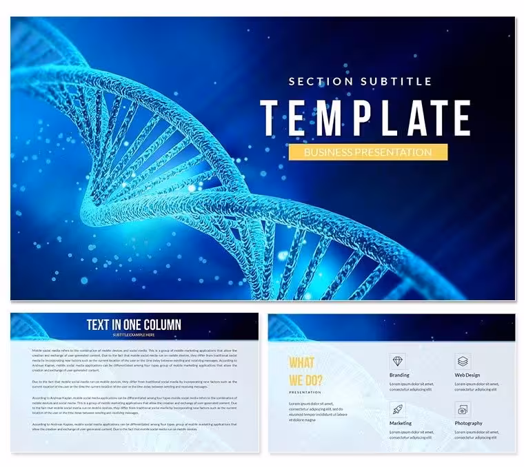 Genetics Keynote Templates Presentation