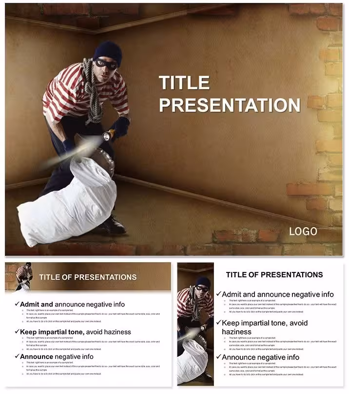 Police Burglary Prevention PowerPoint Slides