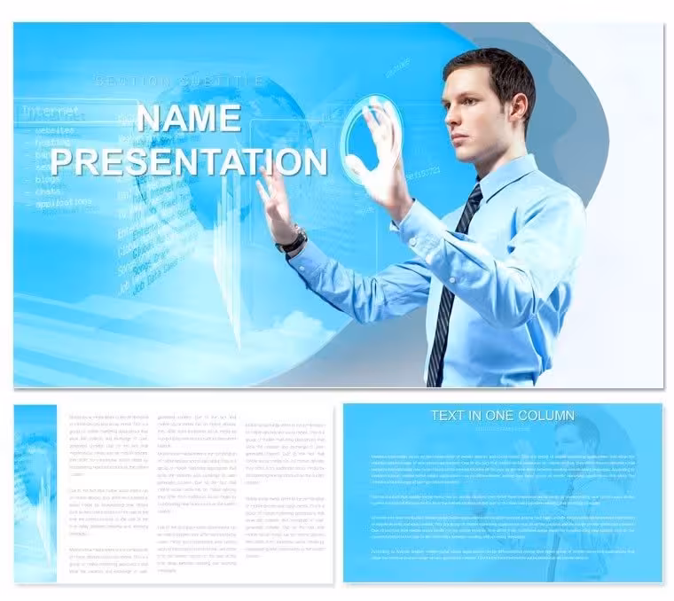Marketing Research Process Keynote Template: Fuel Strategic Insights