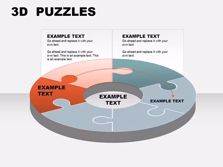 3 Puzzle Infographic Charts for Keynote: Piece Together Compelling Stories