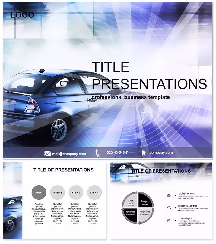 Cars Sale Keynote Template: Shift into Sales Gear