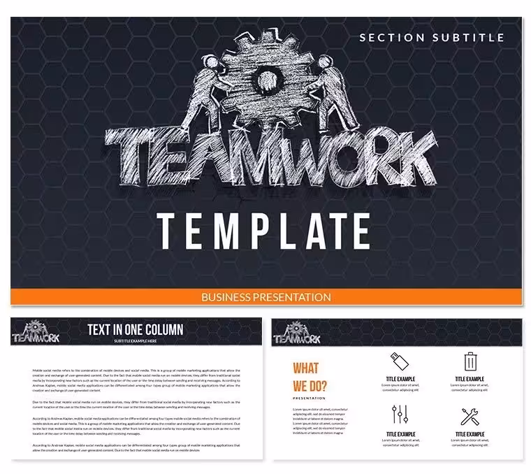 Teamwork Keynote templates Presentation