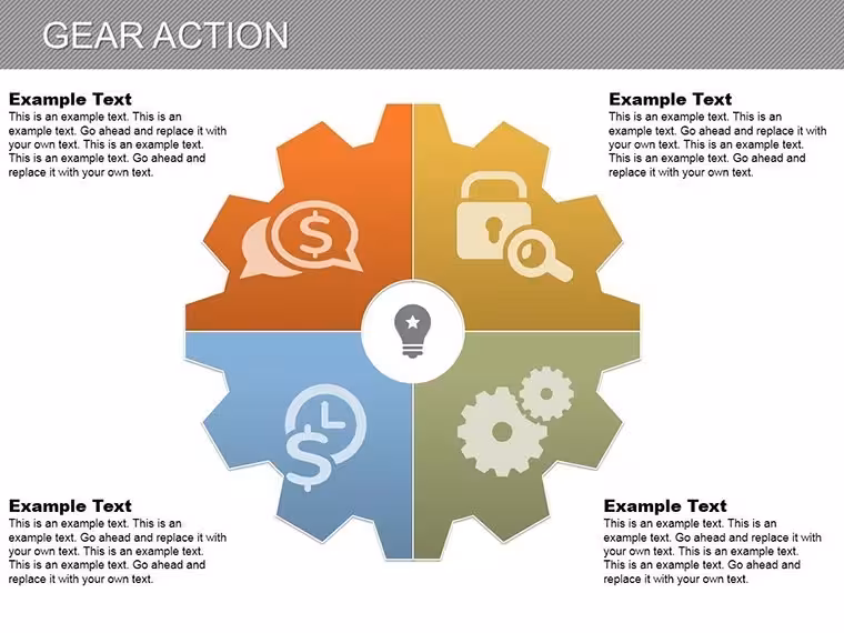 Gear Charts Keynote Template - Fully Editable | ImagineLayout