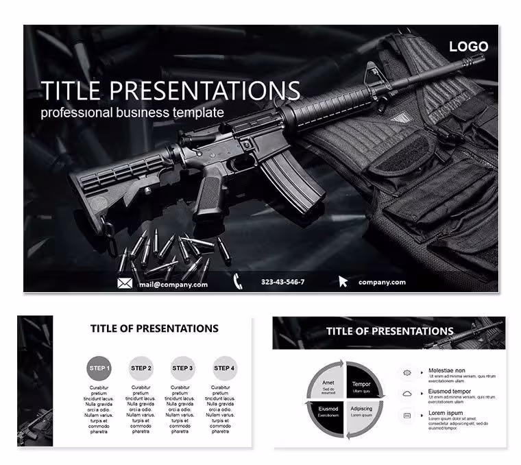 Equipment for Soldier Keynote Template