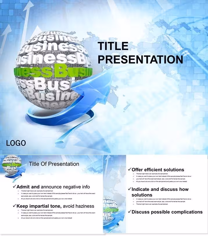 Business Problem and Solution PowerPoint Template: Presentation