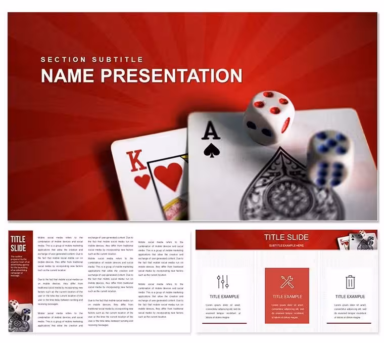 Casino Dice Keynote Templates: Roll the Perfect Pitch