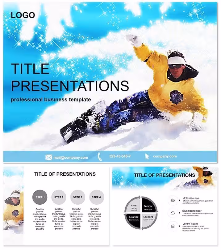 Snowboarding Keynote Template: Carve Your Story