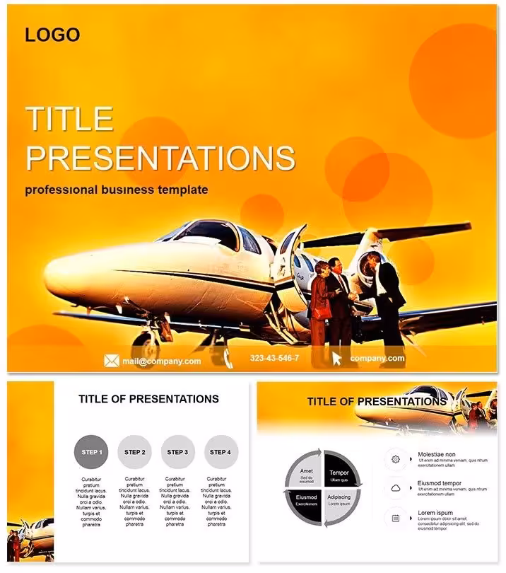 Business Aircraft Keynote Template Pro