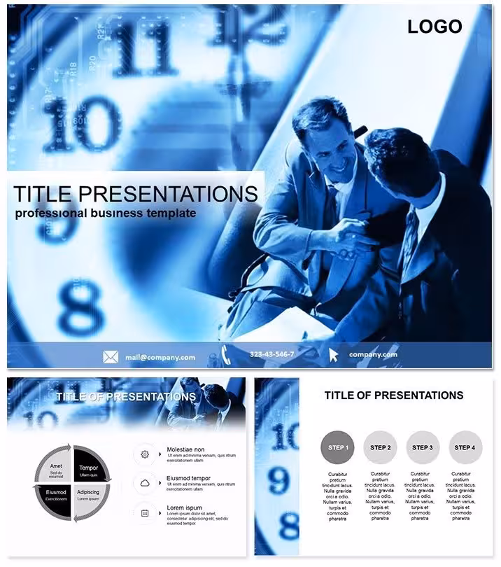Financial Contract PowerPoint Template