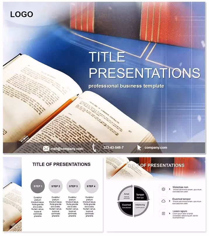 Education Books Keynote Template - Ready to Present