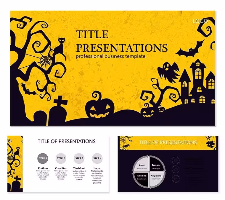 I Love Holiday Halloween Keynote templates