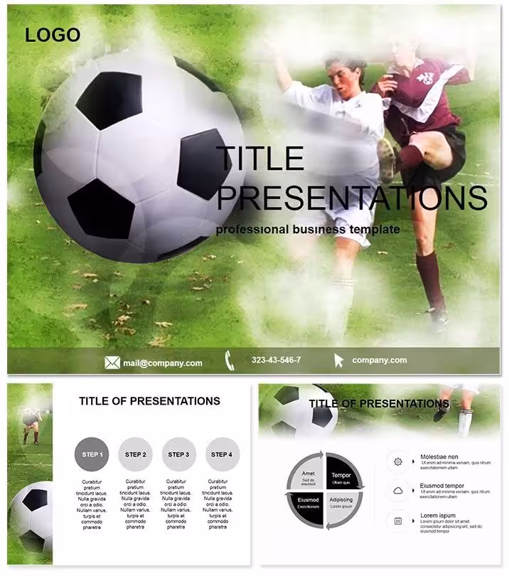 Football Cup Soccer Keynote Template: Kick Off Success