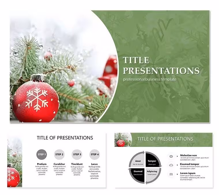 Christmas, Great Family Holiday Keynote templates