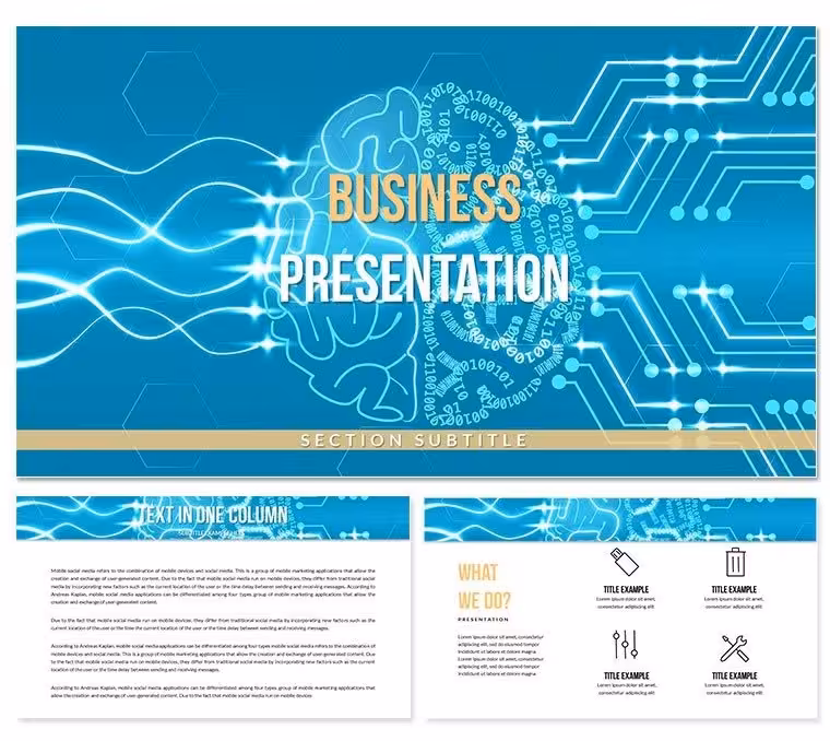 Computer Science Keynote Template - Fully Editable | Instant Download | ImagineLayout