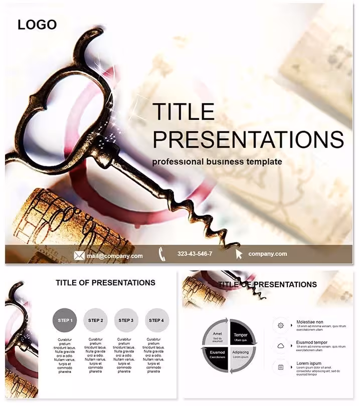 Restaurant Wine Keynote Theme