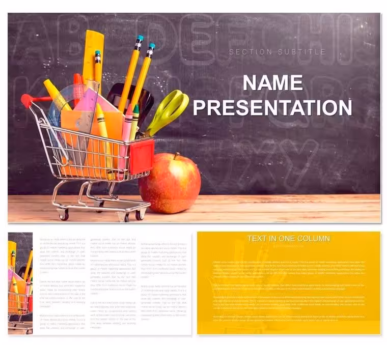 Back to School Keynote Template for Teachers