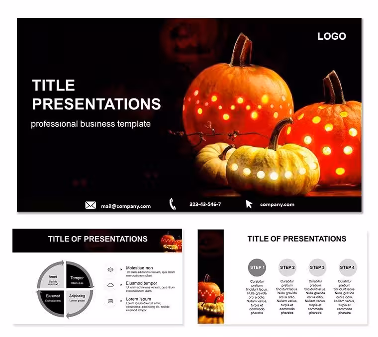 Halloween Pumpkin PowerPoint Template