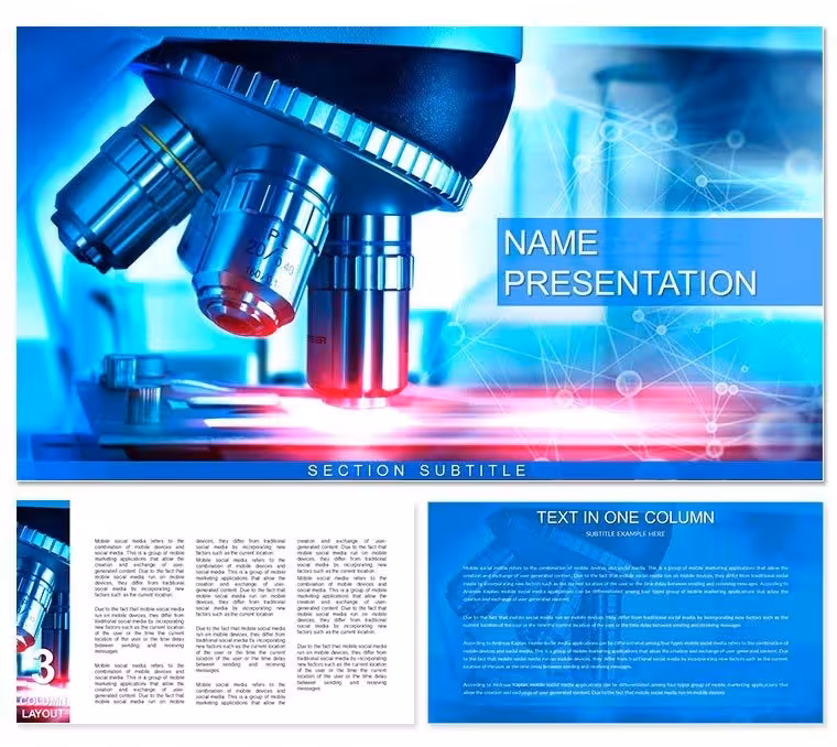 Scanning Electron Microscope Keynote Themes - Template