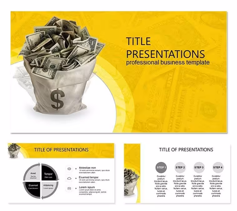 Bag of Money PowerPoint Templates: Coin Your Path to Prosperity