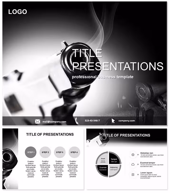 Gun Keynote Template: Arm Your Message with Precision