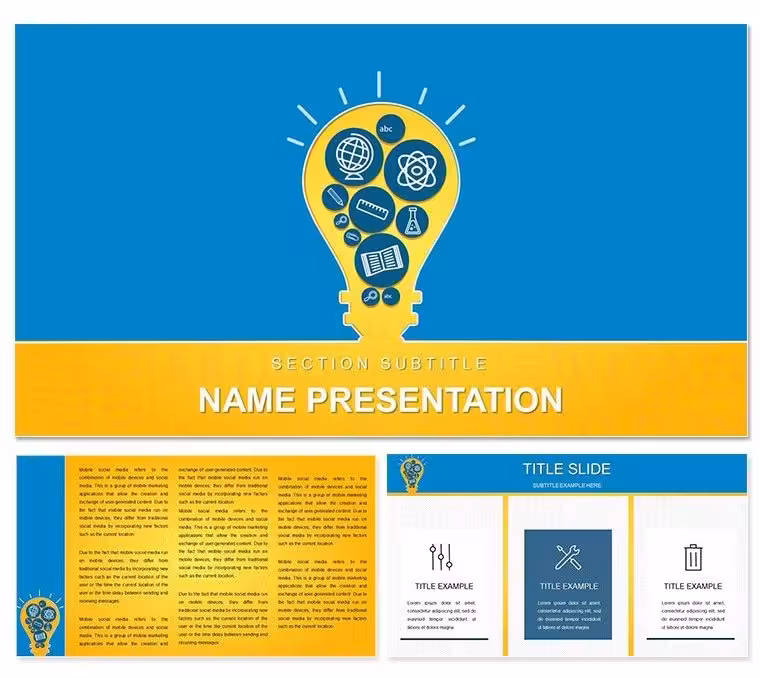 Knowledge Belief Representation Keynote Template: Weave Wisdom into Visuals