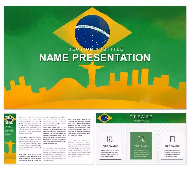 Brazil Vacation Guide Keynote Template