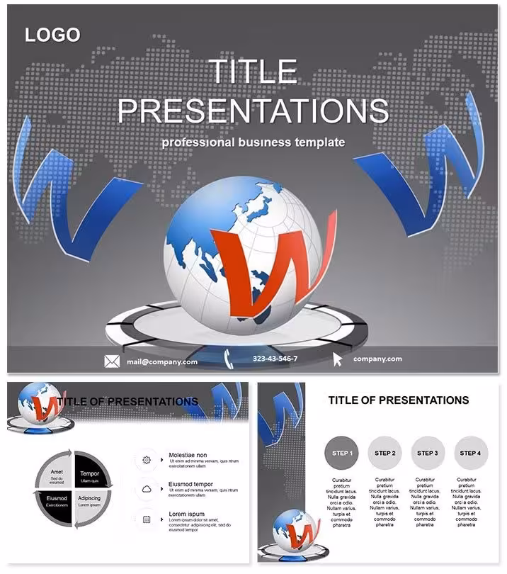 Web Hosting PowerPoint Template Mastery