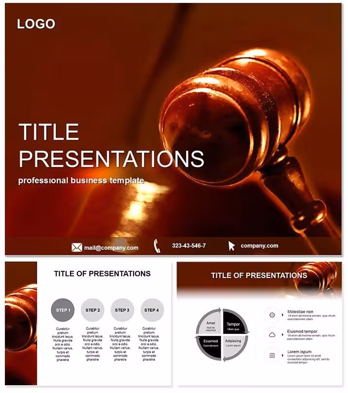 Legal System Keynote Template Pro