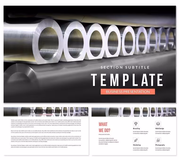 Stainless Steel Tube Stockists Keynote Template - Download Now