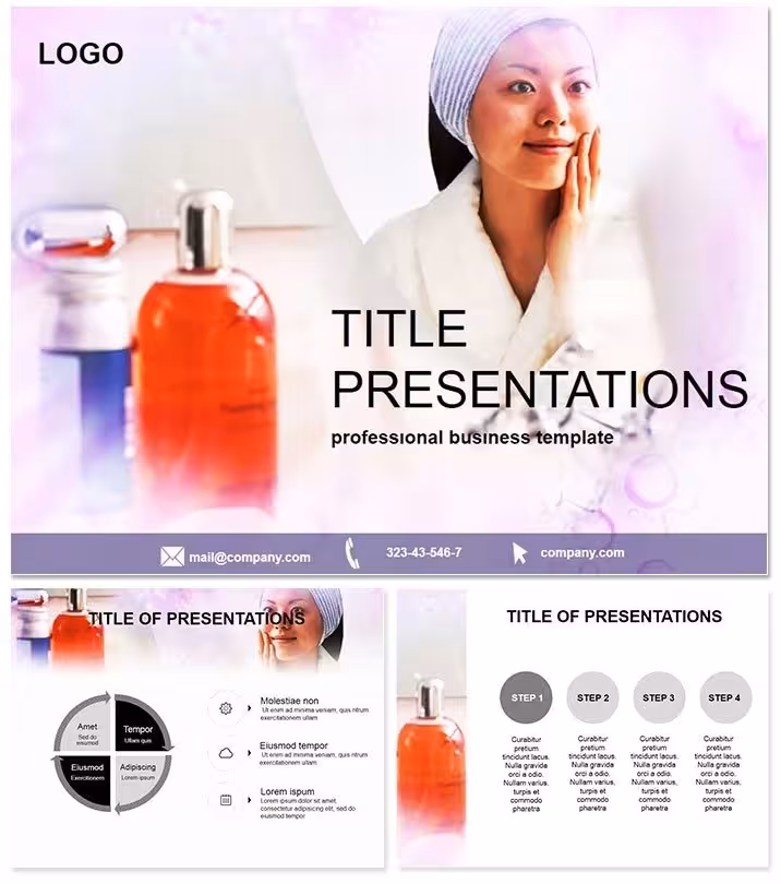 Shampoo Reviews PowerPoint Template