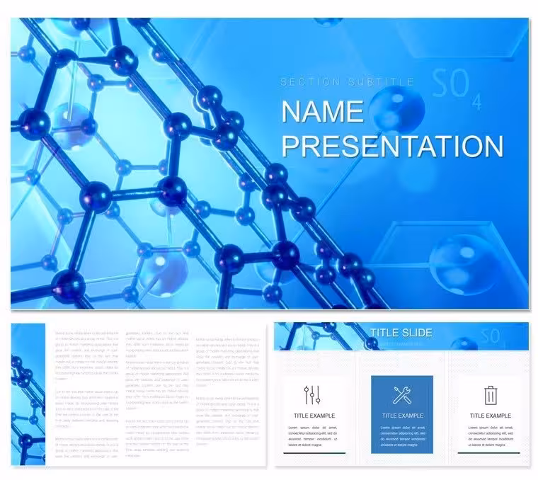 Modern Chemistry Keynote Template: Fuse Innovation with Insight