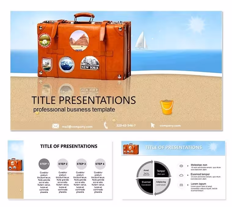 Hot Deals Keynote Template: Deal Your Way to Dazzling Travel Talks