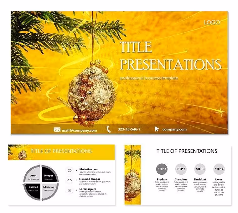 Christmas Holiday PowerPoint Template: Presentation