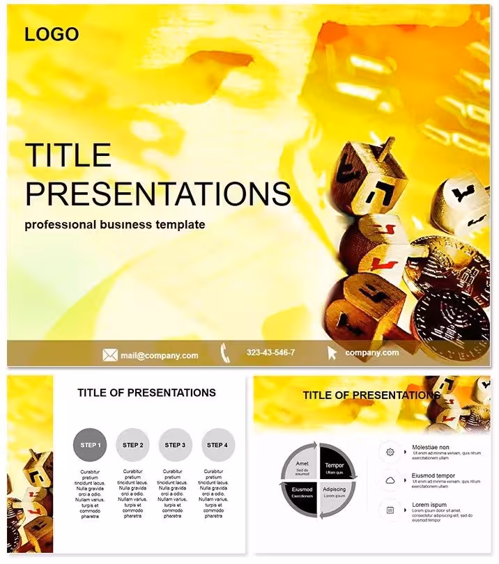 Elegant Jewish Tradition Keynote Template