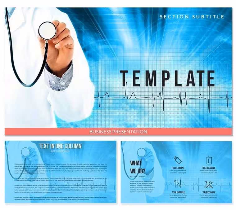 Doctor Treatment Keynote templates - Themes