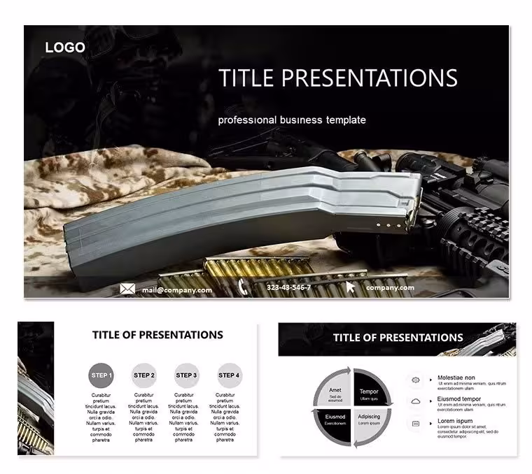Murderous Weapon Keynote Template: Chronicles of Tactical Evolution
