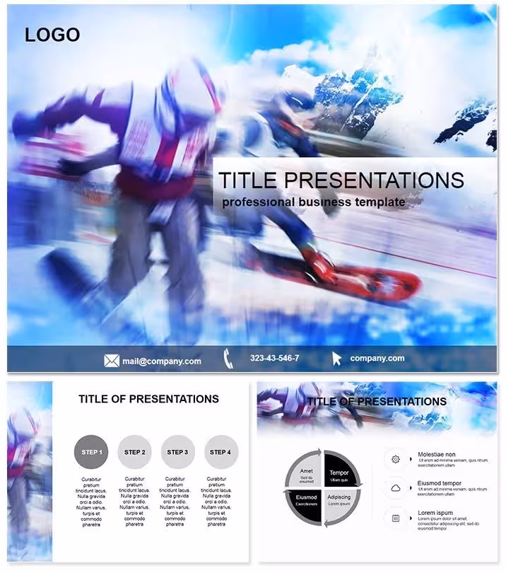Winter Sports Keynote Template: Glide to Presentation Glory