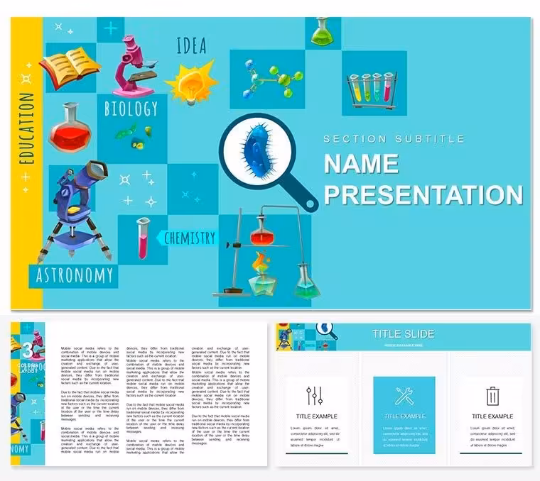 Viruses, bacteria, microorganisms Keynote template - Themes