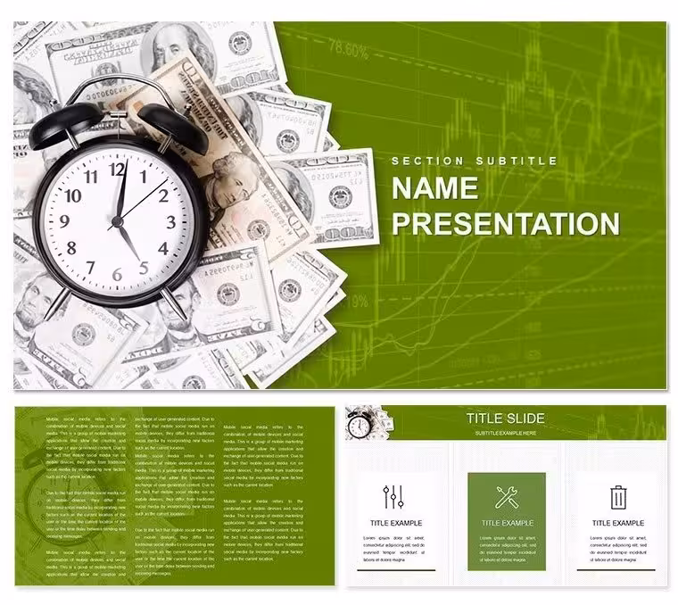 "Money, Finance, and Capital Keynote Template: Charting Wealth Wisely"