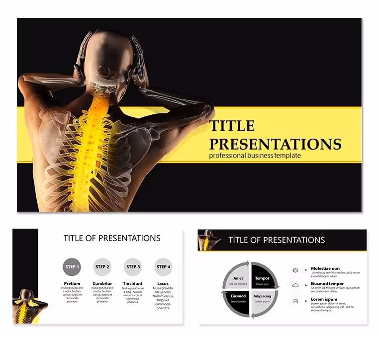 Back Pain Keynote Template for Presentation