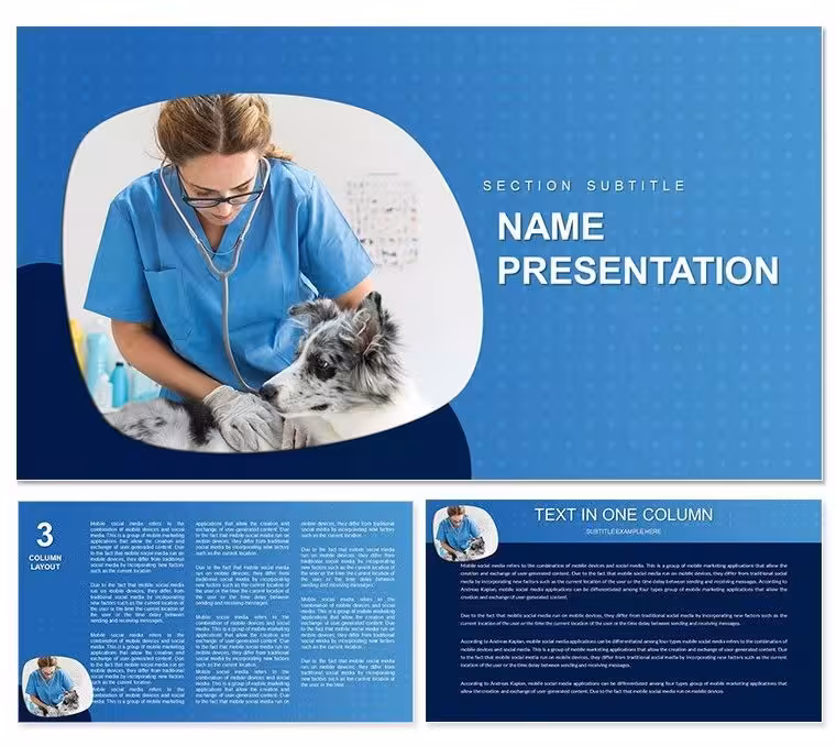 Animal Disease and Services Veterinary Clinics Keynote Template