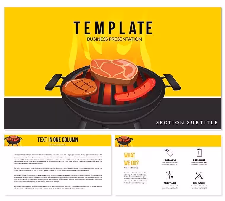 Grill Keynote templates - Themes