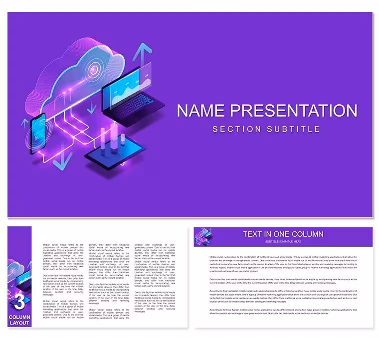Cloud Computing Keynote Template - Fully Editable IT Diagrams | ImagineLayout