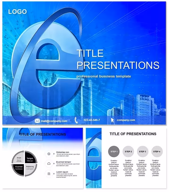 Urban Internet PowerPoint Template
