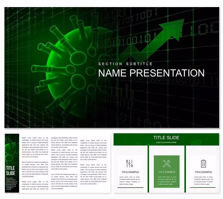 Create Stunning Virus Statistic Keynote Template for Presentation
