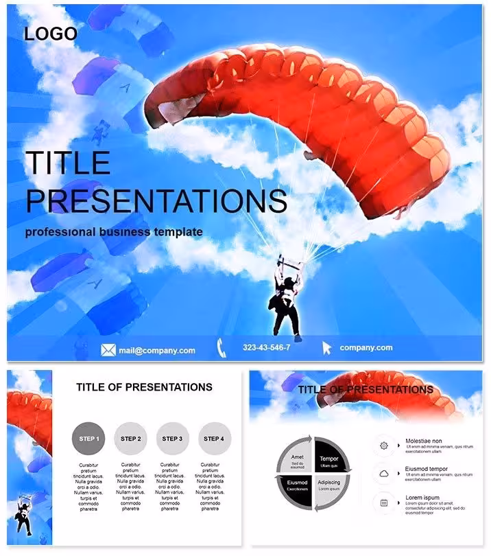 Parachute Keynote Template: Soar in Presentations