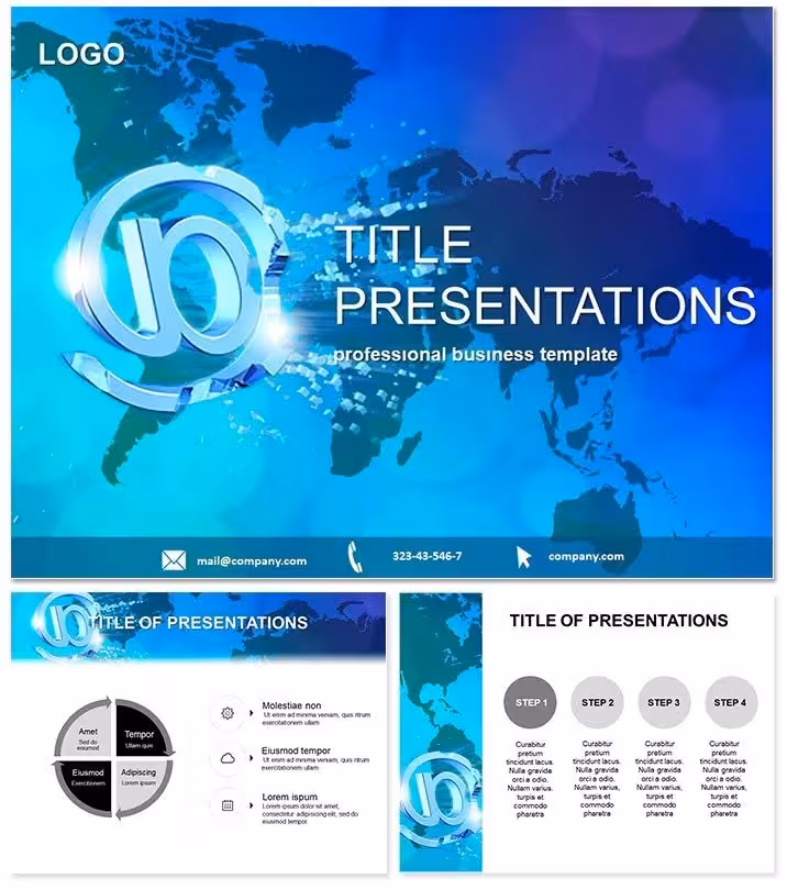 E-mail Problems PowerPoint Diagram Template