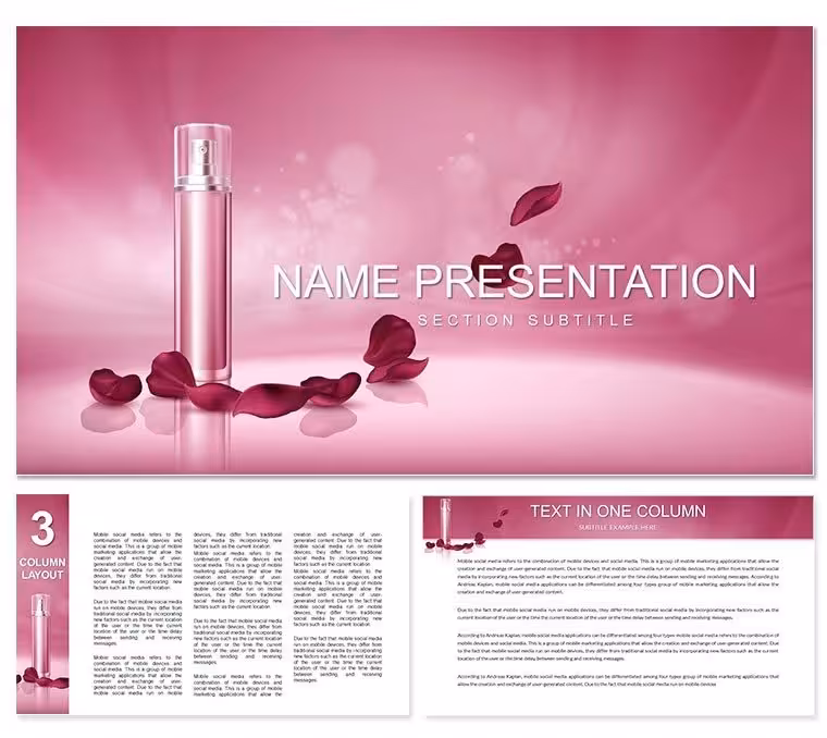 Perfume for Women Keynote template - Themes