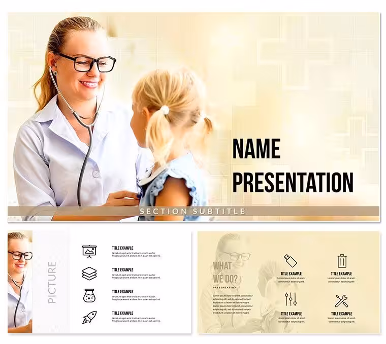 Pediatrician Keynote Template - Download Design Presentation